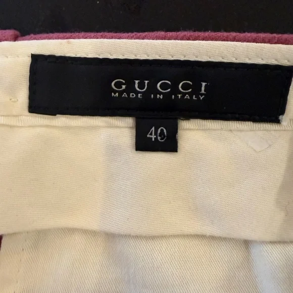 Gucci Pink Straight Leg Women's Pants - Picture 11 of 15